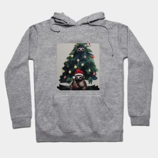 Sloth Christmas Tree Hoodie